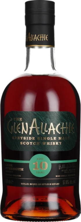 GLENALLACHIE 10 YEARS CASK STRENGTH BATCH 6 70CL