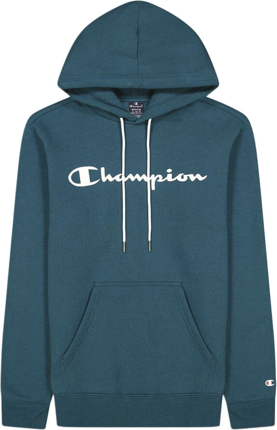 Champion Script Logo Fleece hættetrøje Grøn