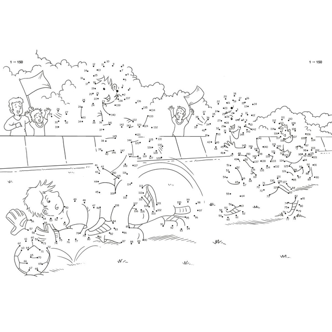 Punkt zu Punkt - Fußball - 1 bis 150