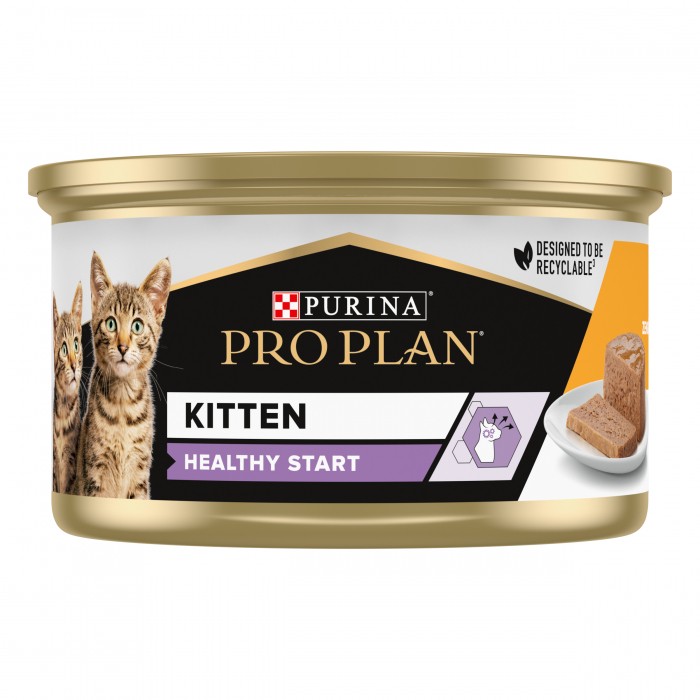 PRO PLAN Healthy Start Kitten en mousse au Poulet - Pâtée pour chaton