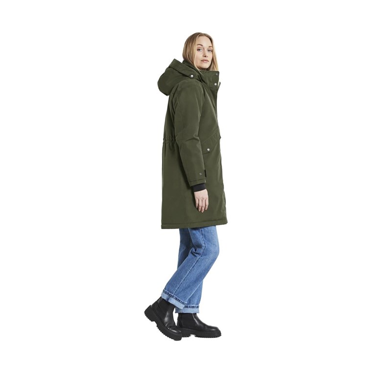 Didriksons Josefine Parka Women Deep Green