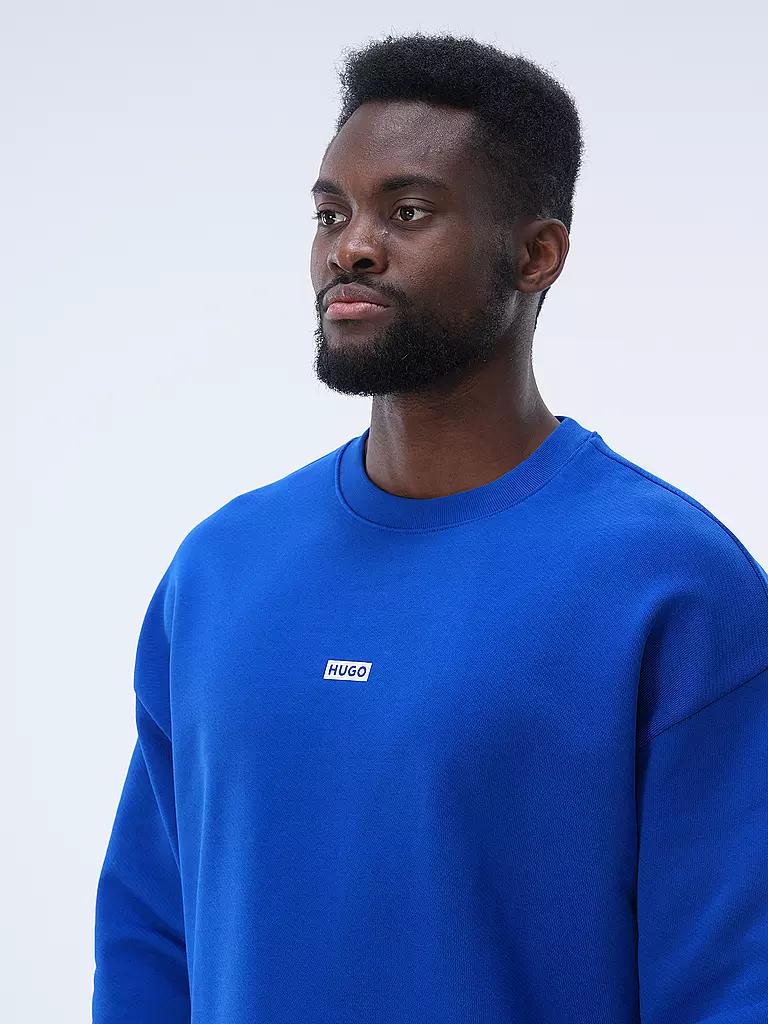 HUGO Sweater NAVIU blau