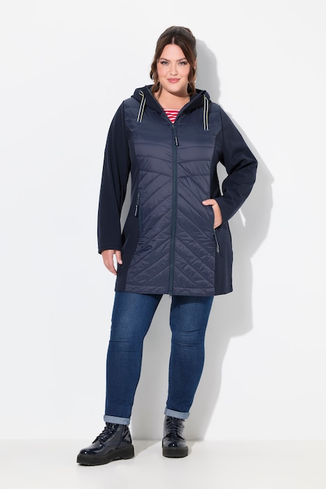 HYPRAR Softshelljacke, wasserabweisend, Kapuze
