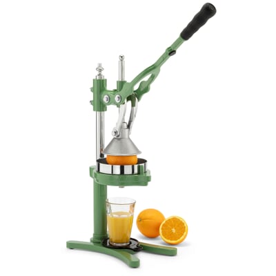 Hebel-Zitruspresse Hadarit mit Edelstahlpresskegel, Grün