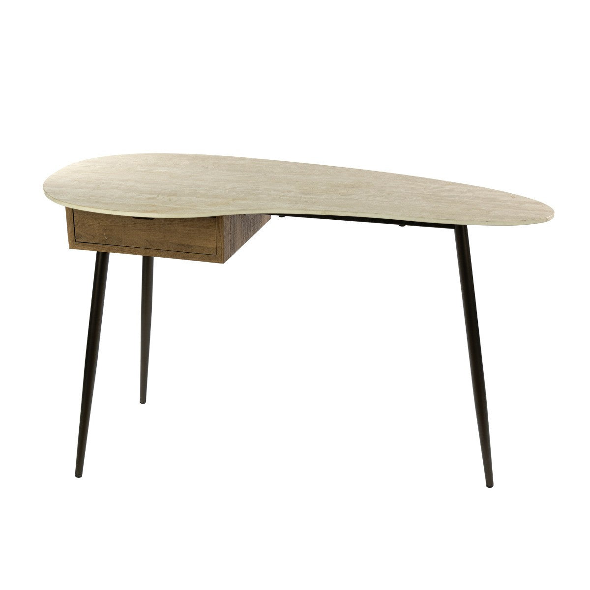 Fraaai - Bruno kaptafel 1 lade keramiek - beige|bruin