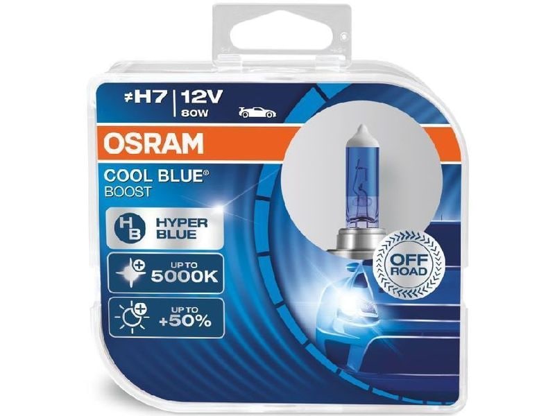 OSRAM COOL BLUE BOOST Duo Box H7 12V 80W PX26d PKW Auto-Glühbirne