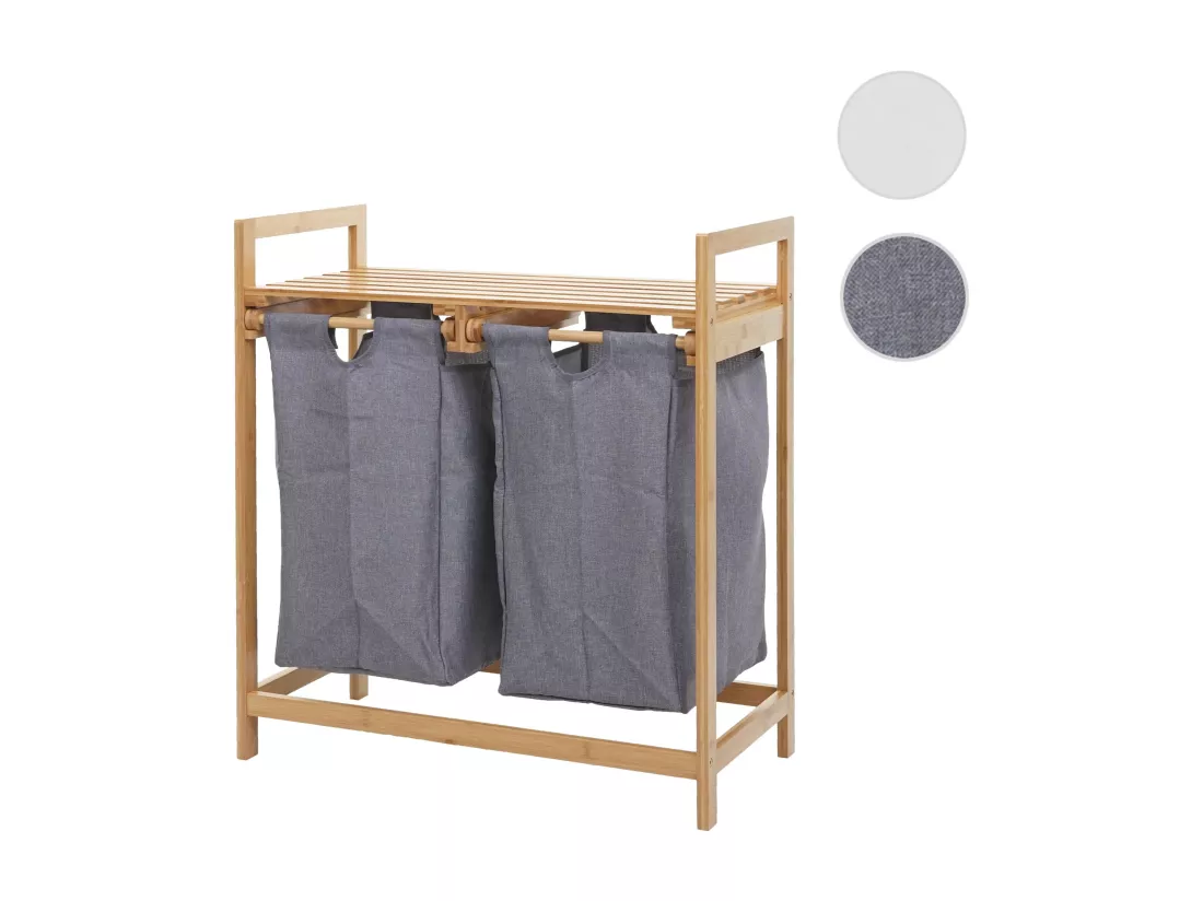 Collecteur de linge MCW-B83, gris foncé