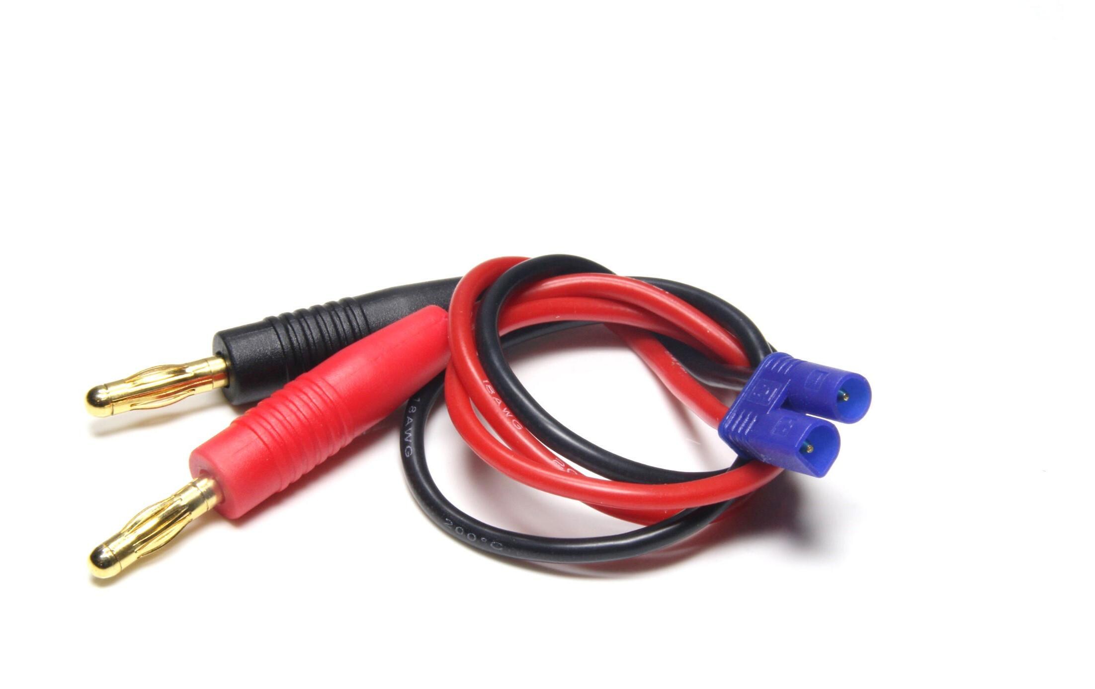 Ladekabel 4 mm Bananenstecker zu EC2Ladekabel