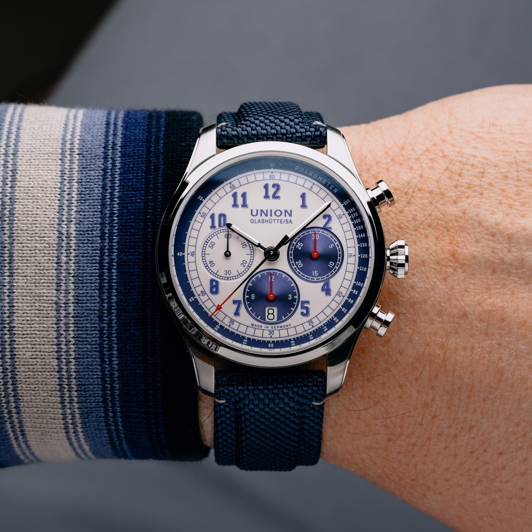 Union Glashütte Belisar Chronograph Blau