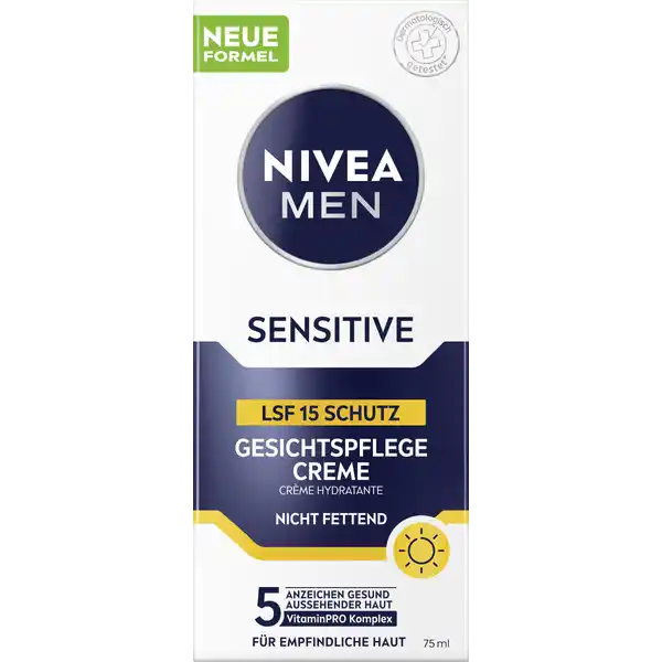 Sensitive Gesichtspflege Creme LSF 15