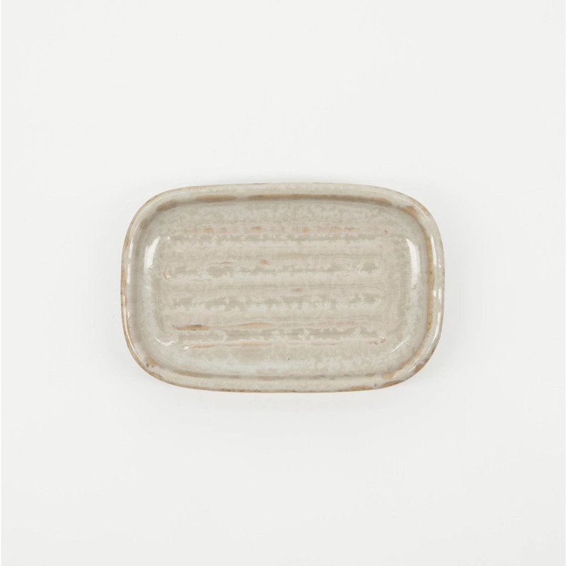 Meraki Soap Dish Datura Shellish Grey 12 x 8 x 2,5 cm