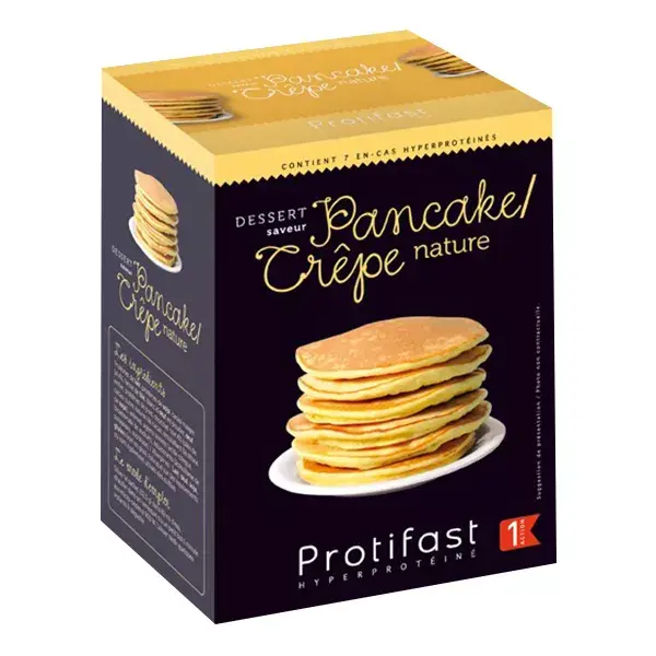 Protifast Sobremesa Alta Proteína Panqueca Crepe Simples 7 saquetas