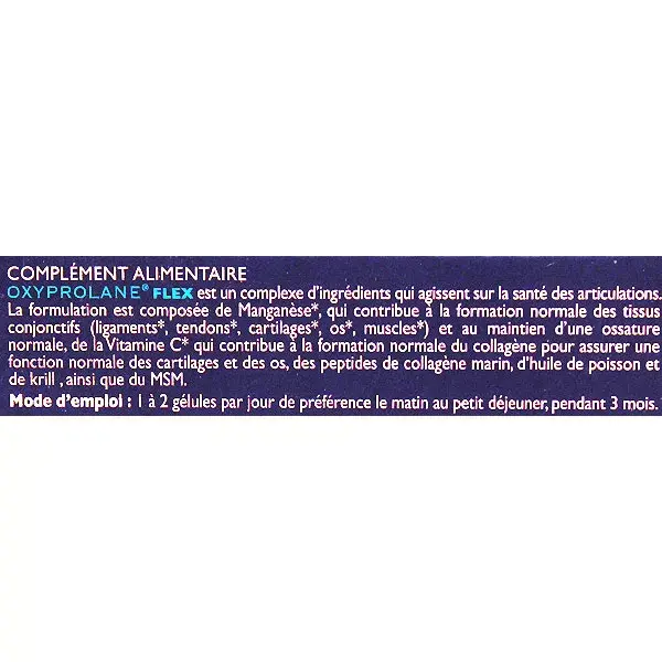 Oxyprolane Flex 45 cápsulas