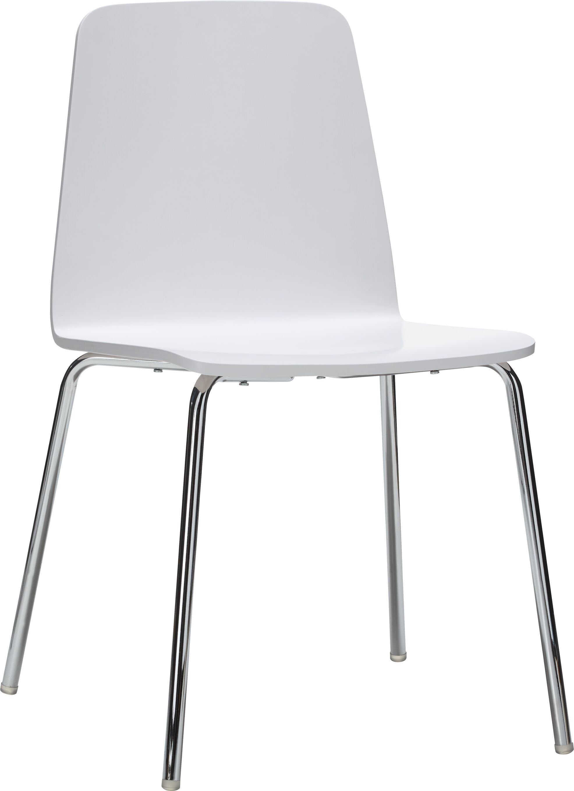 VITO Stuhl - Weiss / B: 42.5 cm x T: 52.0 cm x H: 78.0 cm