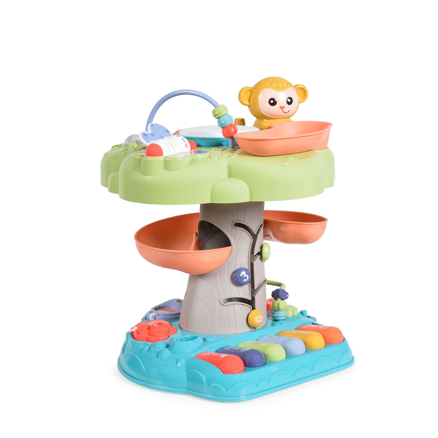 Moni Kinder Musikspielzeug Wisdom Tree Paradise YL605 Musik Licht Klaviertasten bunt