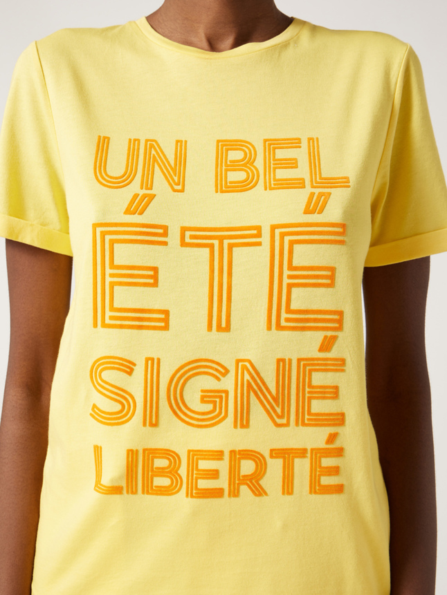 T-shirt Un bel été signé liberté