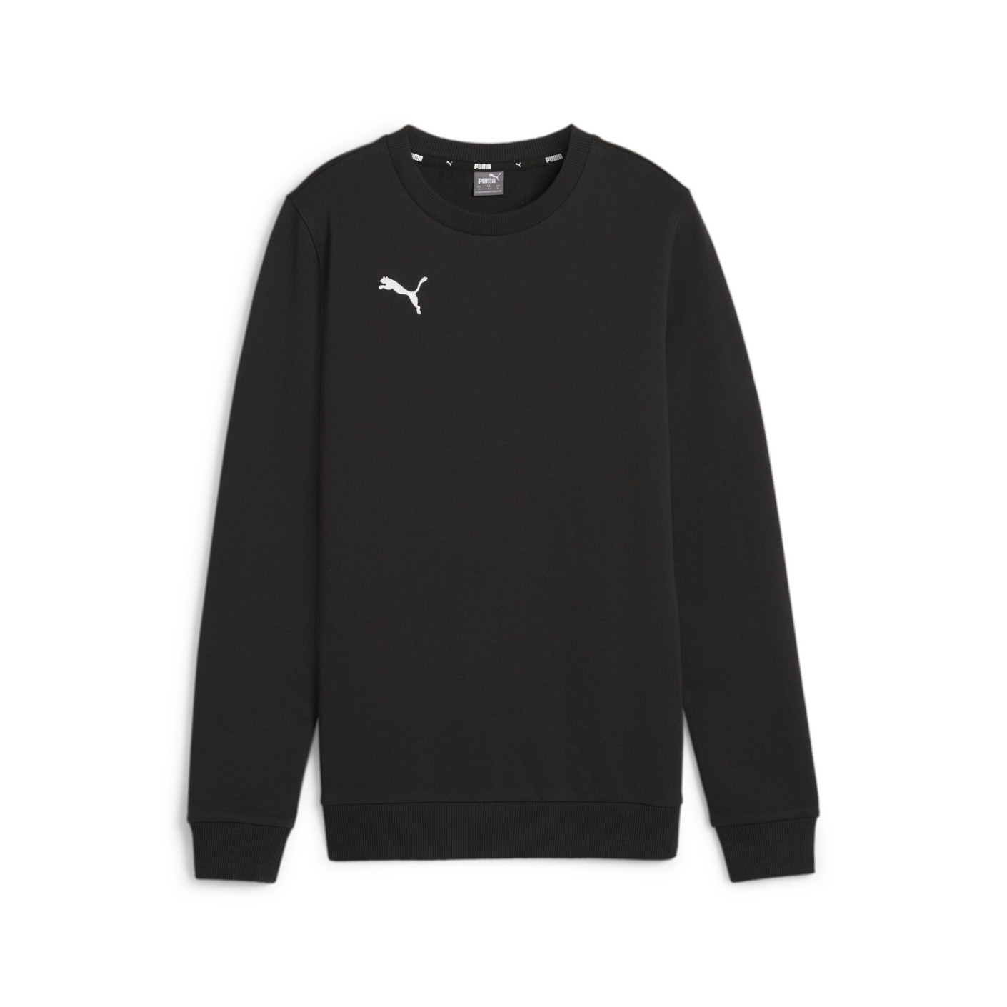PUMA teamGOAL Casuals Crew Sweater Dames Zwart Wit