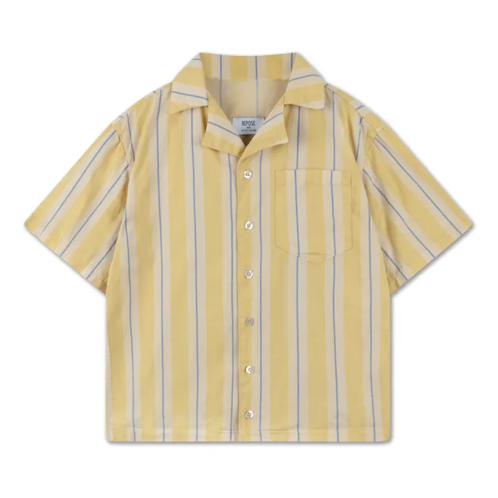 Repose AMS Chemise Coton Bio Boxy | Jaune