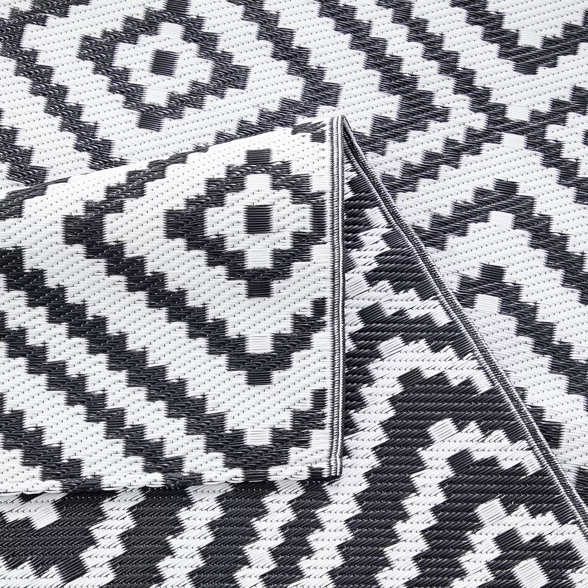 Teppich Sun Schwarz