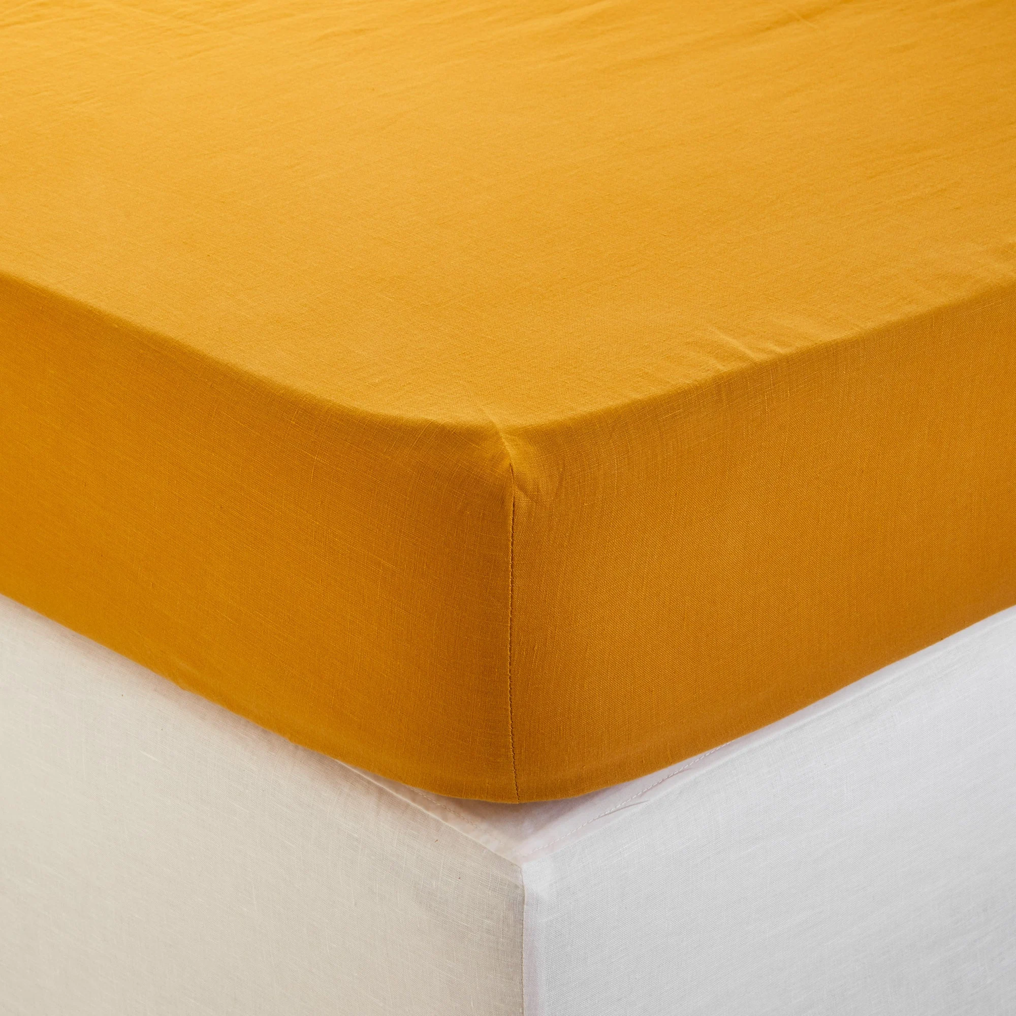 CARLINA - Drap housse | Jaune