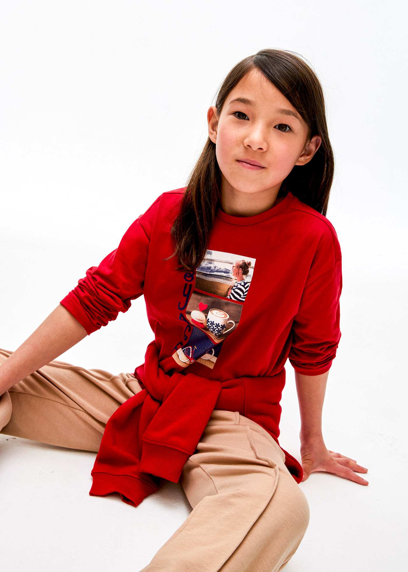 Camiseta estampada Better Cotton para meninas