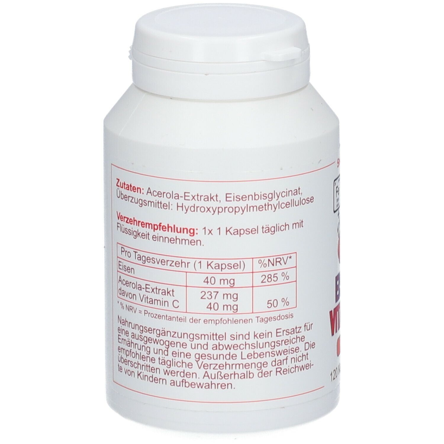 SinoPlasan Eisen 40 mg + Vitamin C 40 mg