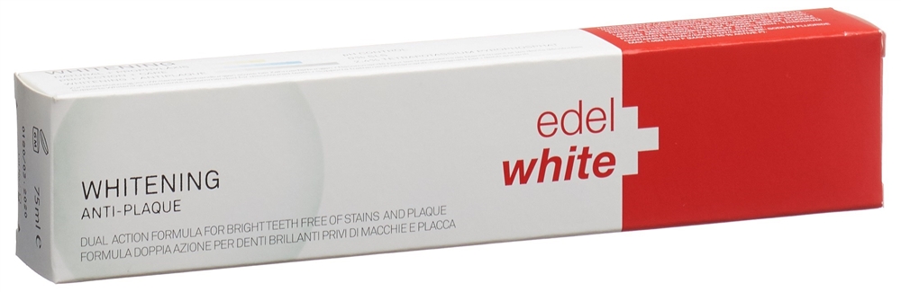 Edel White Anti-Plaque   Whitening Zahnpasta 75 ml