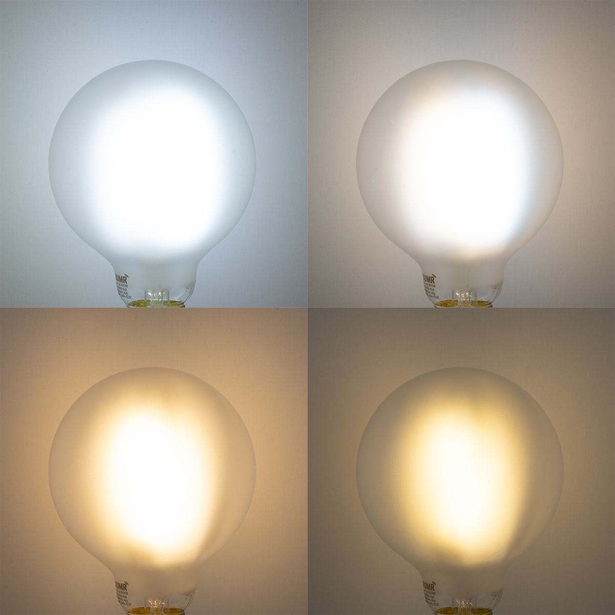 Set van 5 Smart E27 dimbare LED lampen G95 mat 7W 806 lm 2700-6500K