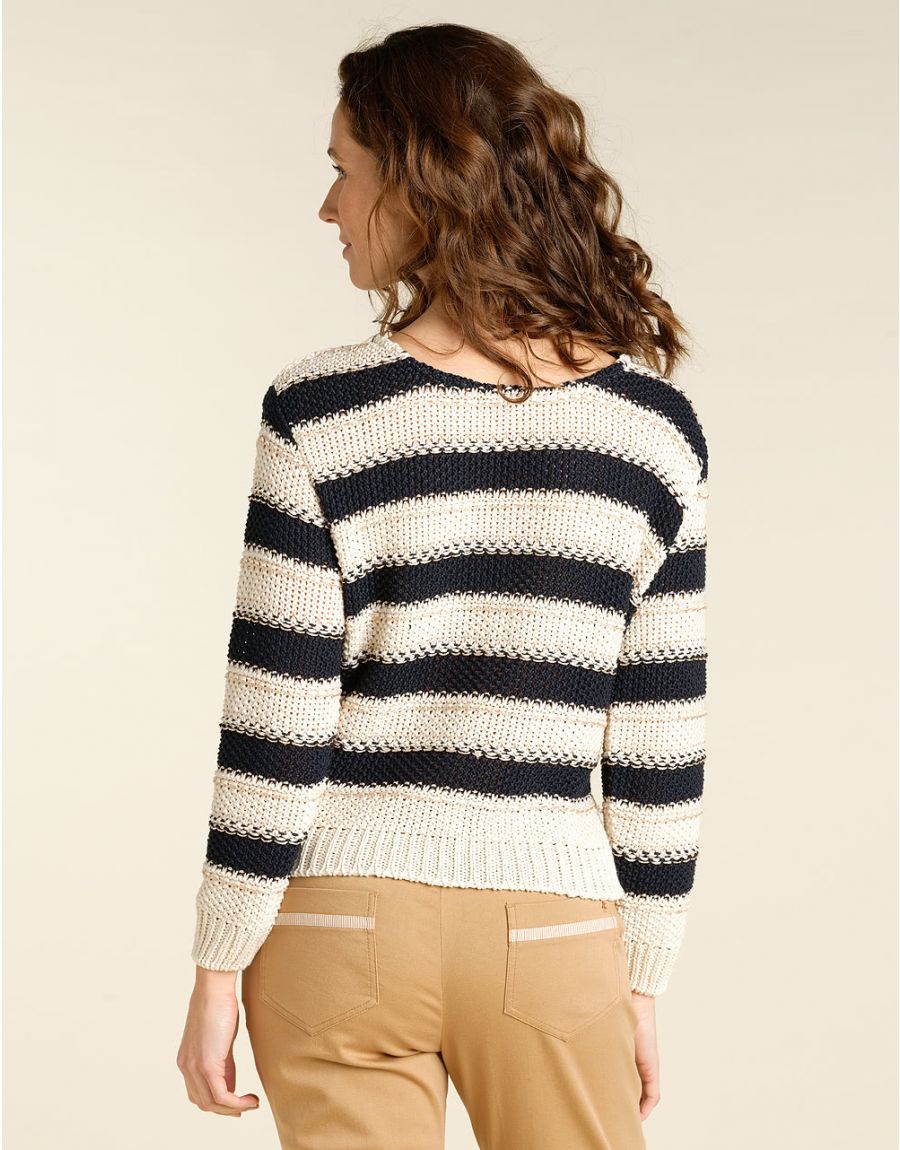 Pull esprit marinière