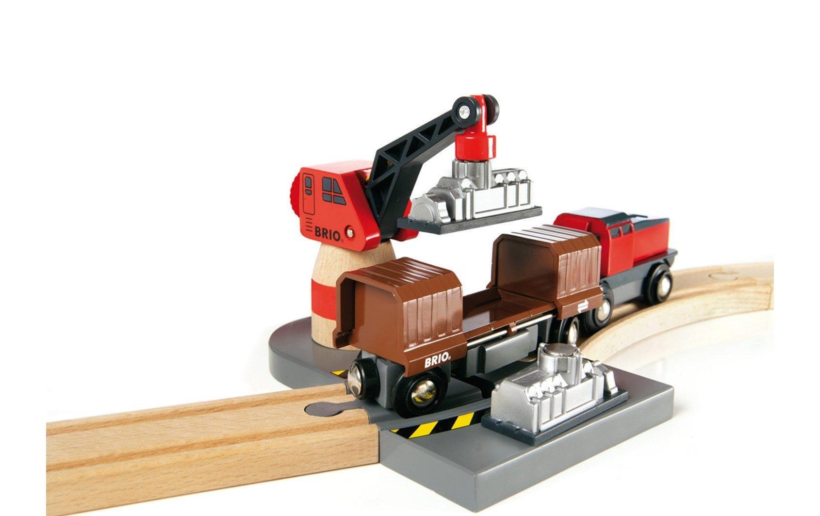 BRIO® Spielzeugeisenbahn-Erweiterung »BRIO® WORLD Container Hafen Set«