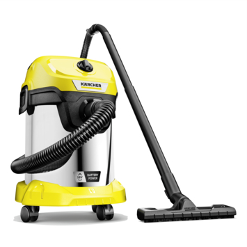 Kärcher 18V nat- en droogzuiger 17L WD3 S (zonder accu)