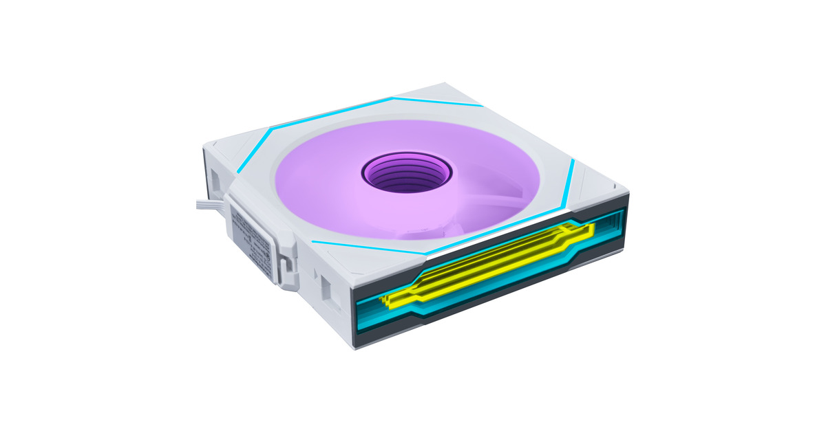 Lian LiUNI FAN SL-INFINITY 120 Wireless RGB case fan  (Wit, 120 x 122 x 28 mm, PWM)