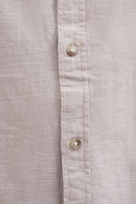 Jack & Jones beige heren overhemd