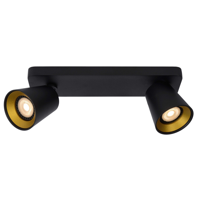 Lucide Turnon 2 spot zwart