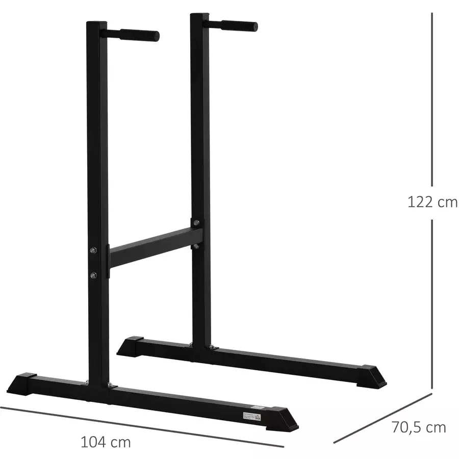 HOMCOM Dip-Station schwarz