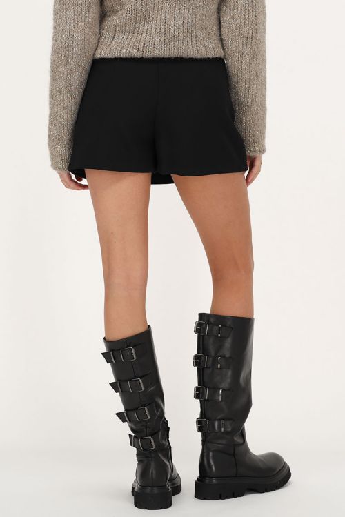 Zwarte skort met zakken