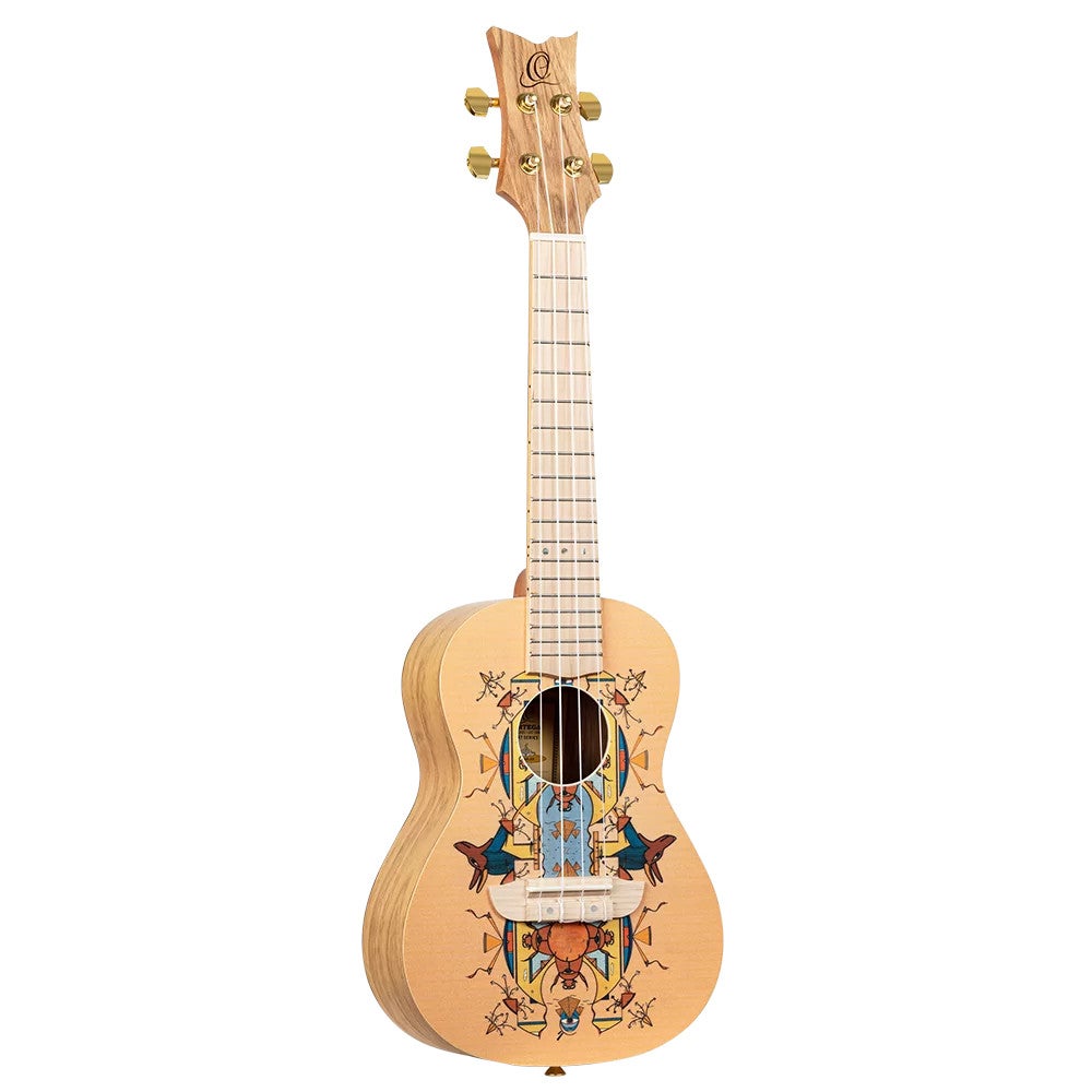 Ortega RUAR-EY Art Series Concert Size Ukulele Egypt concert ukelele