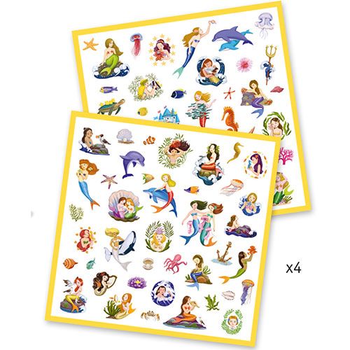 Djeco stickers zeemeerminnen - 160 st DJ08885