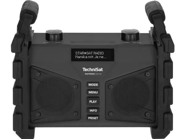 TechniSat DIGITRADIO 230 OD, Bærbar, Analog & digital, DAB , FM, 87,5 - 108 Mhz, 12 W, LCD