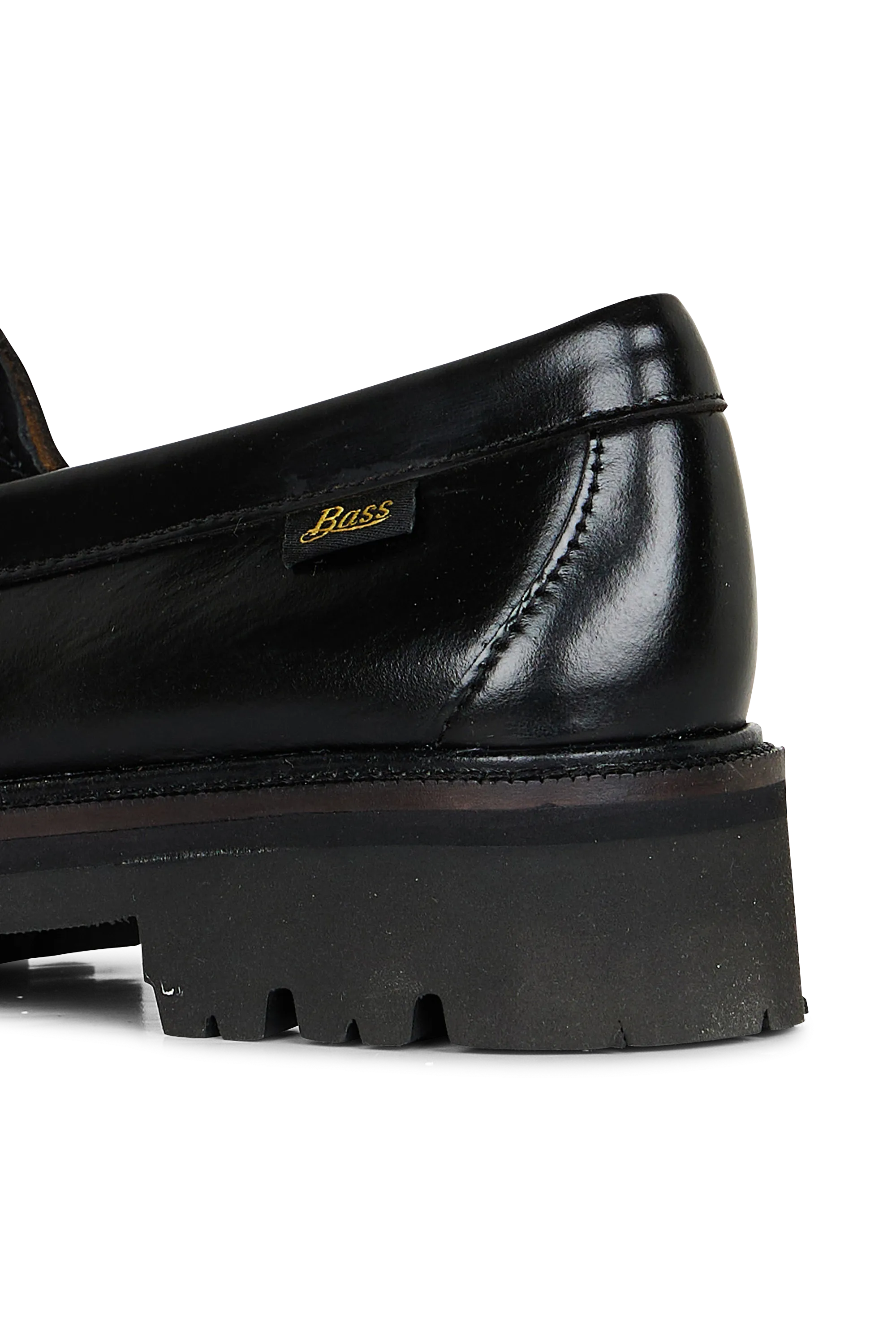 G.H. BASS & CO. Mocassins WEEJUN SUPERLUG PENNY LTHR Noir