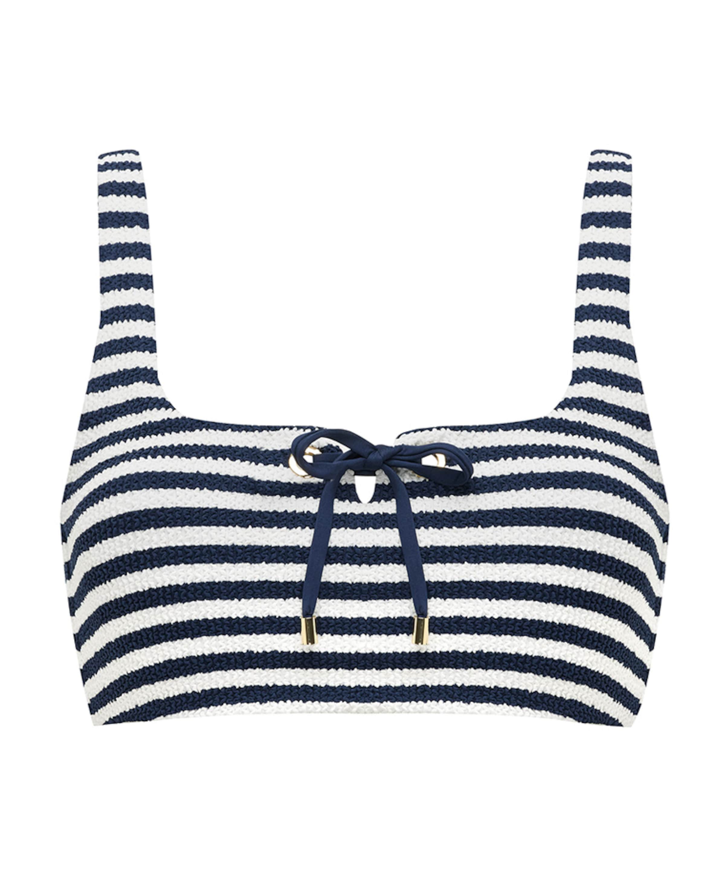 Annadiva Dames bikinitop blauw