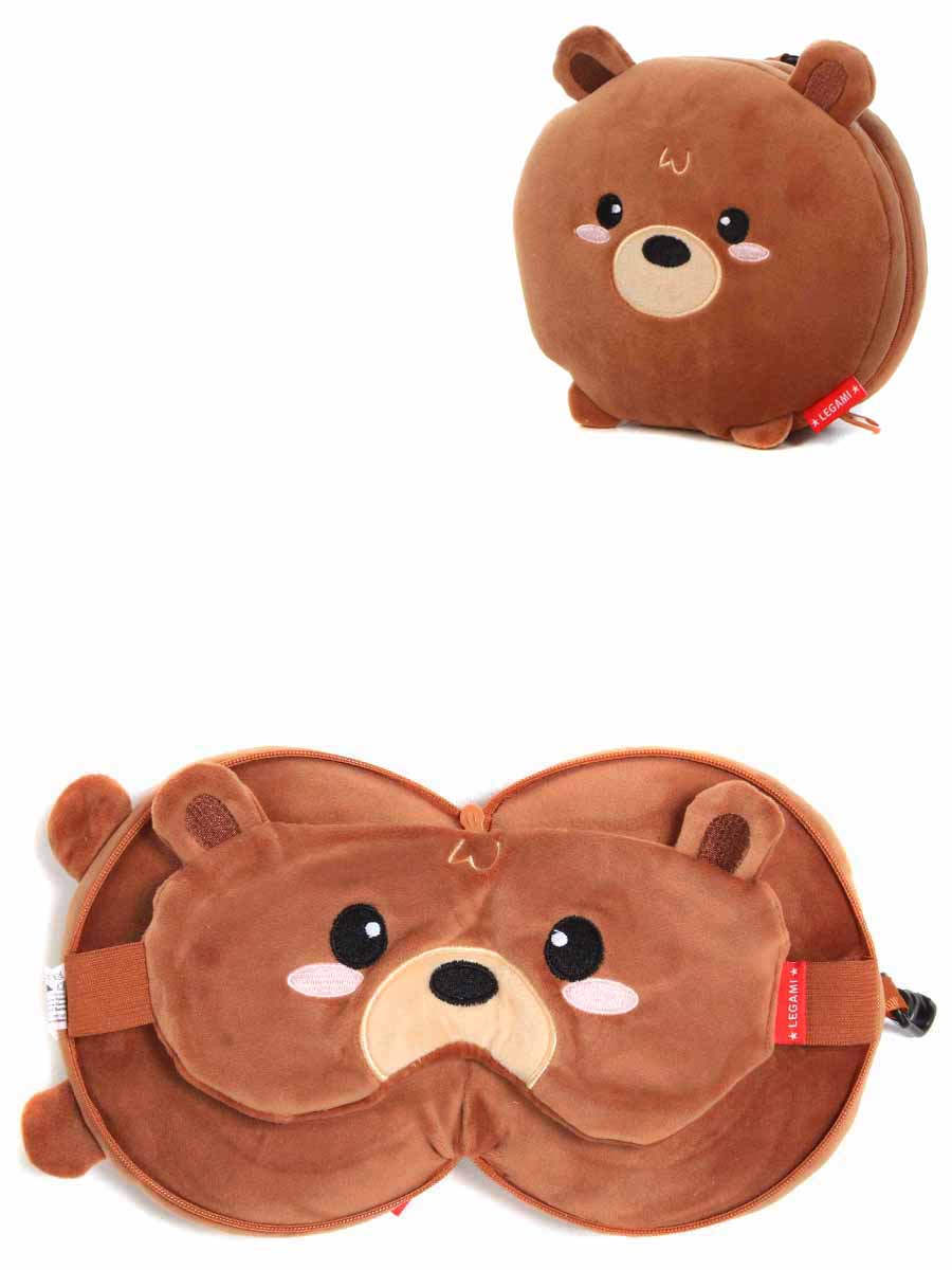Coussin de voyage 2-en-1 Legami Teddy Bear