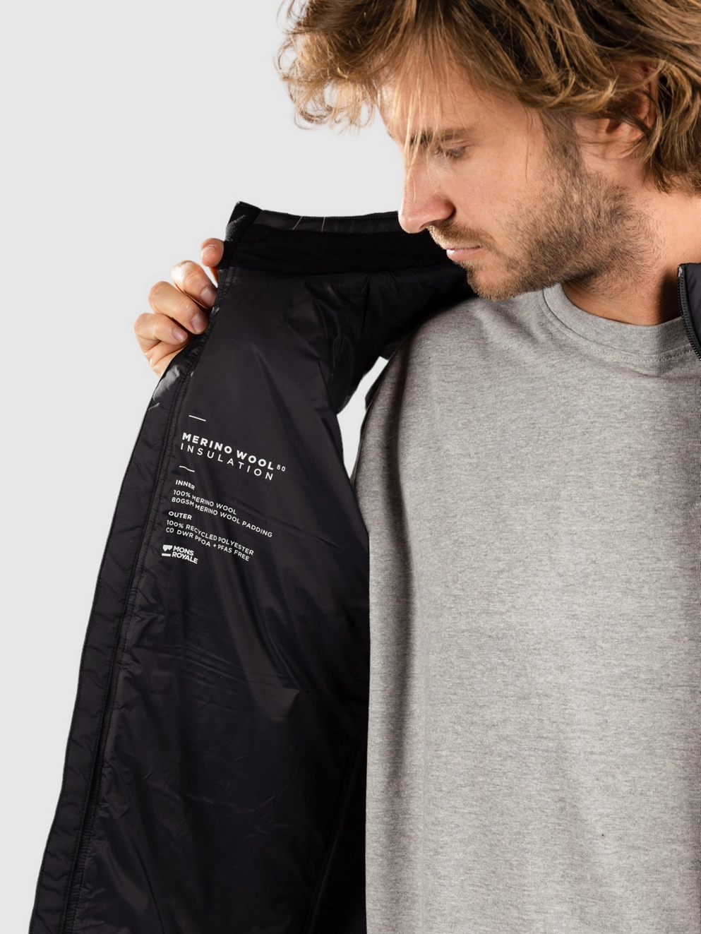 Mons Royale Merino Arete Fleece Jacket black