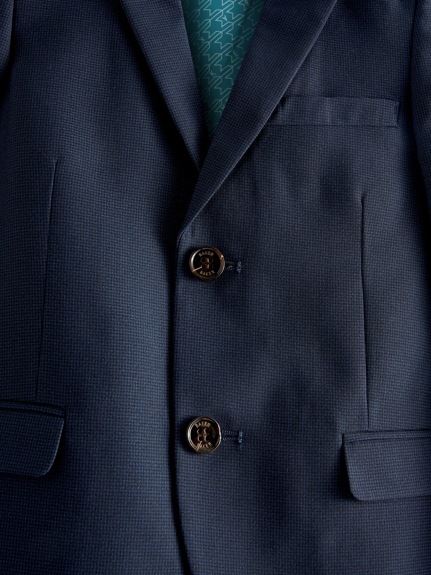 Marineblauw - Baker By Ted Baker kostuumjasje