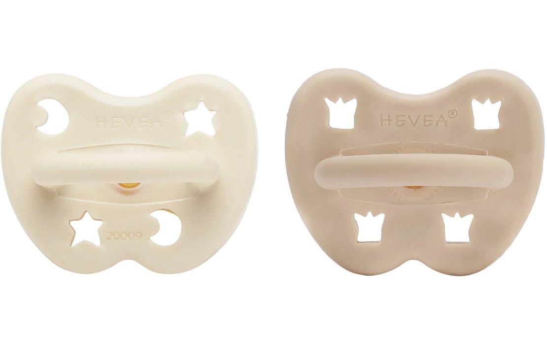 Nuggi Orthodontic 2 Stk. Milky White/Sand 3-36 MonateSchnuller mit kieferorthopädischem Sauger