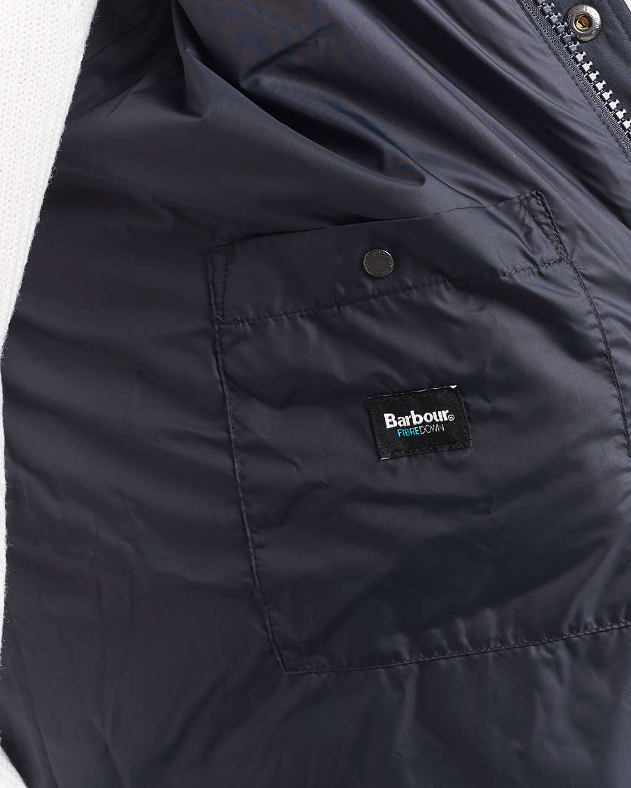 Barbour Lifestyle Hooded Bedale Puffer Jacket Dark Navy