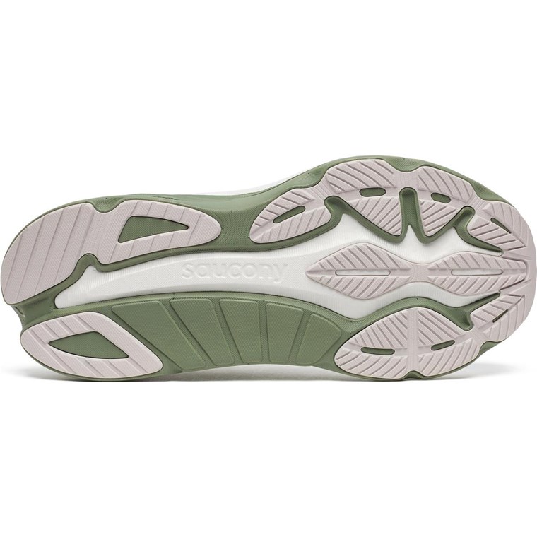 Saucony Hurricane 24 Herre Hvit/Olivin