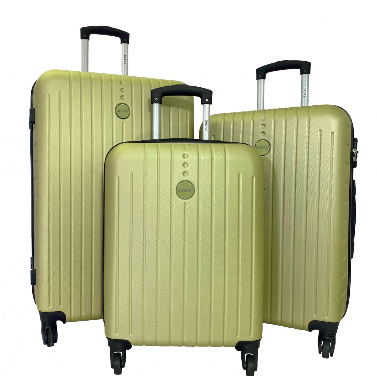 Degré Lot 3 valises rigides dont 1 valise cabine Degré