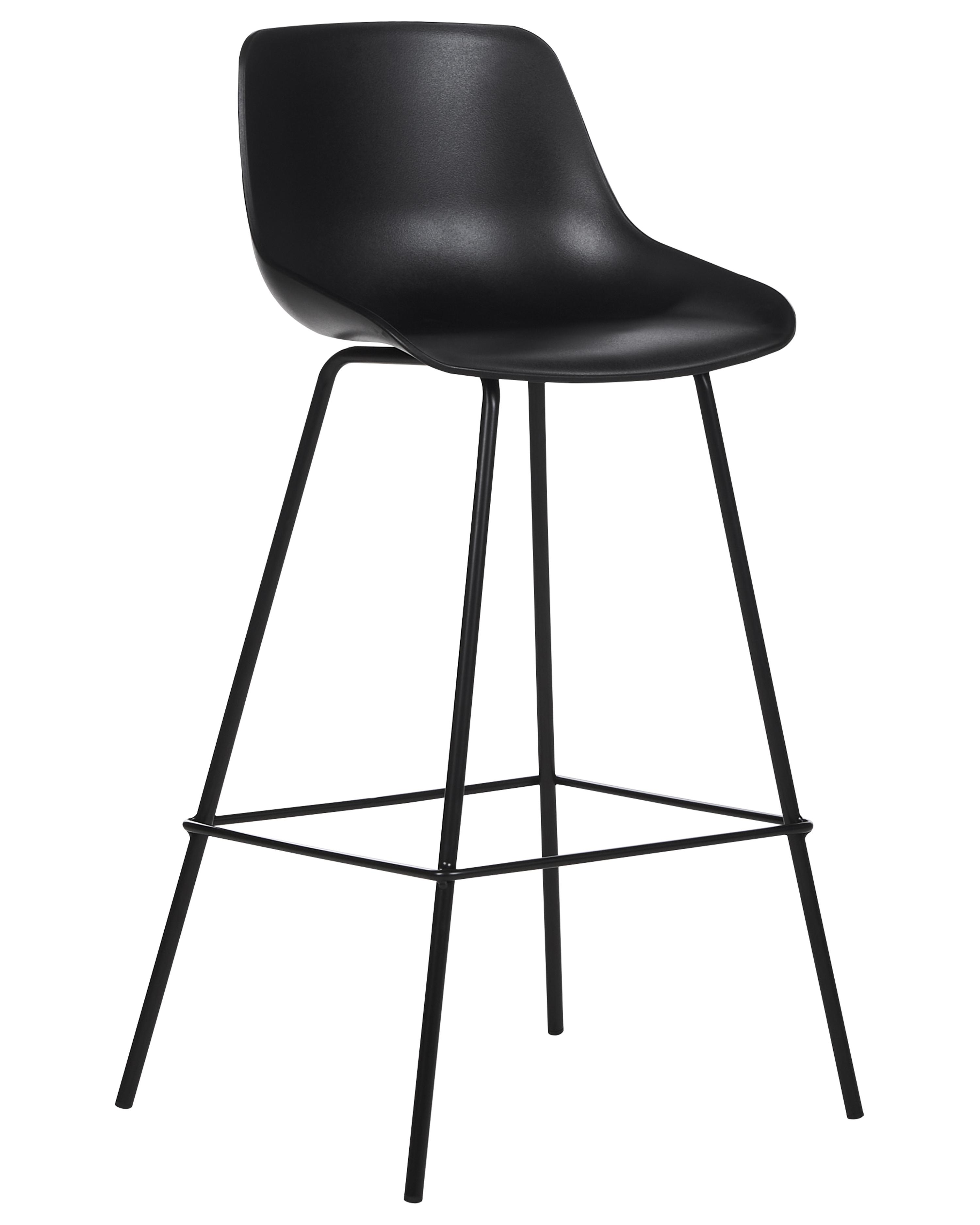 Set van 2 barstoelen EMMET Zwart