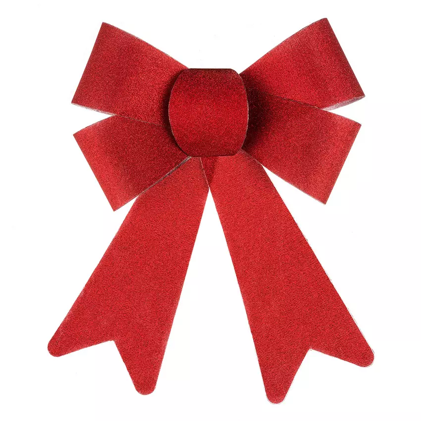 Lot de 2 nœuds (H18 cm) Carla Rouge